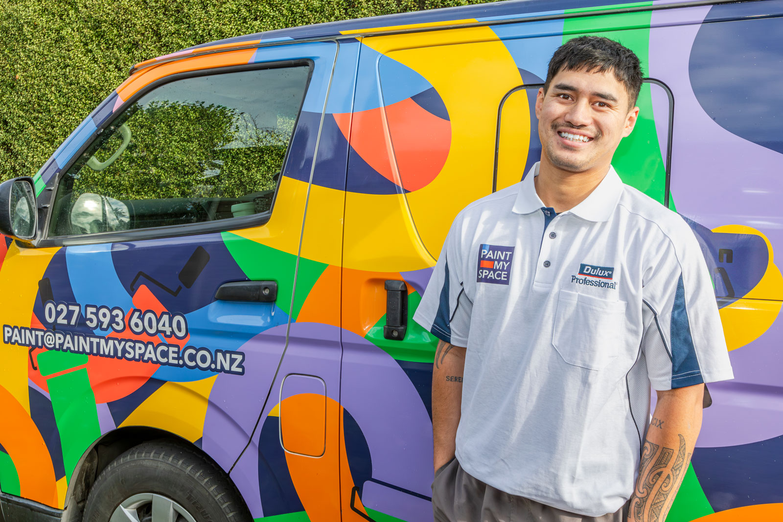 Paint My Space team painting a residential property in Hawke's Bay, showcasing their commitment to quality and innovation.